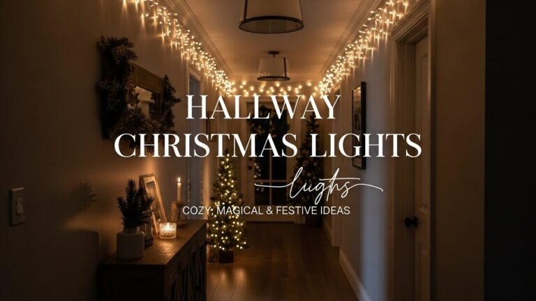 Hallway Christmas Lights