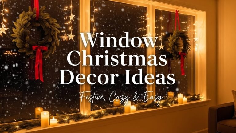 Window Christmas Decor Ideas