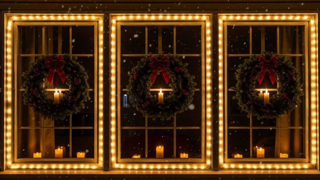 Window Christmas Decor Ideas