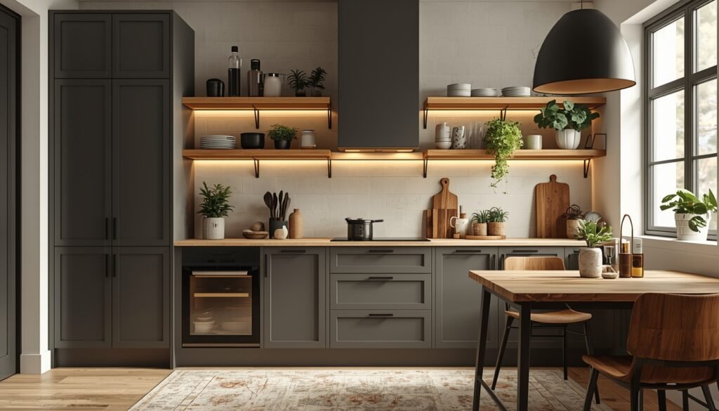 5 Dark Gray Kitchen Cabinets