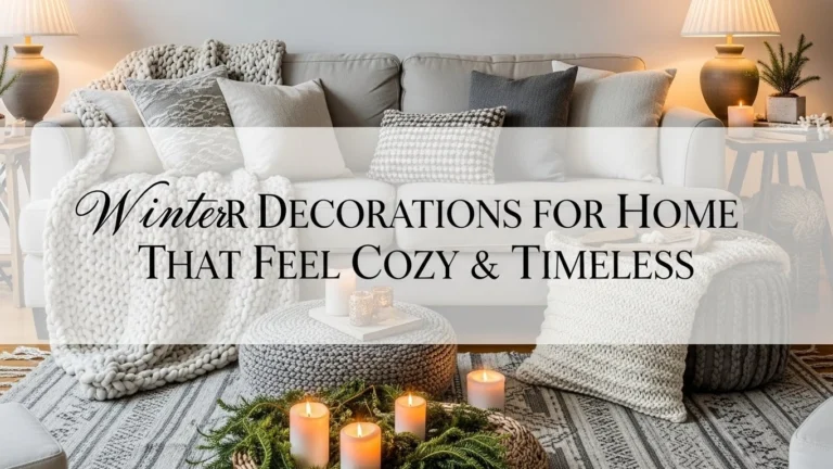Winter Decorations for Home