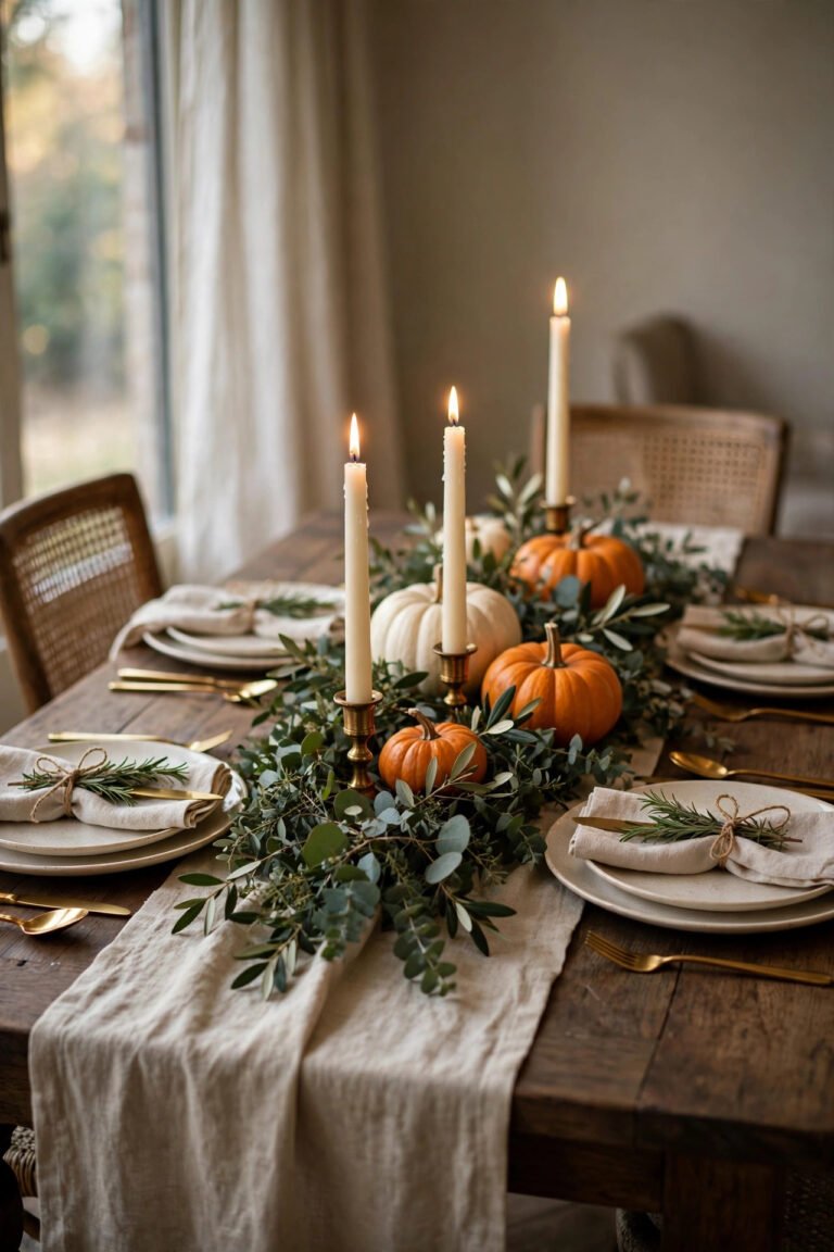 Thanksgiving table decor idea 1