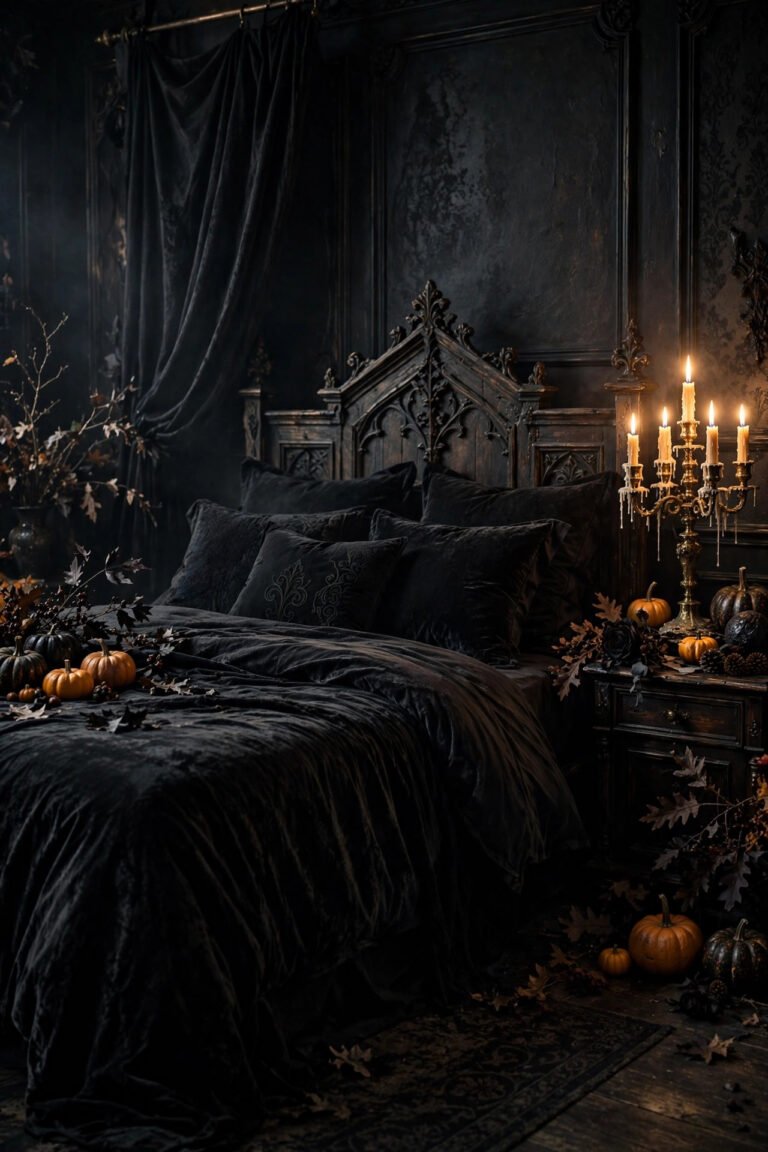 30 Halloween Bedroom Decor Ideas for a Spooktacular Slumber