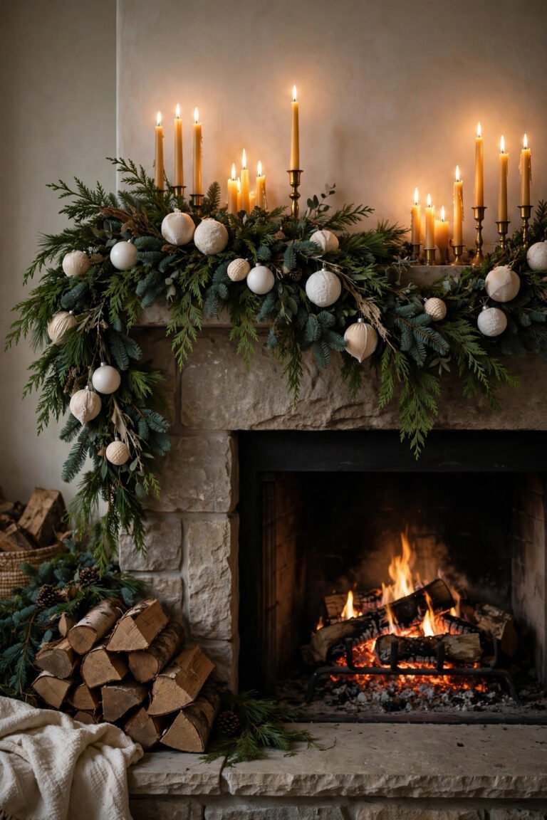 30 Christmas Fireplace Decor Ideas for a Cozy Magical Holiday