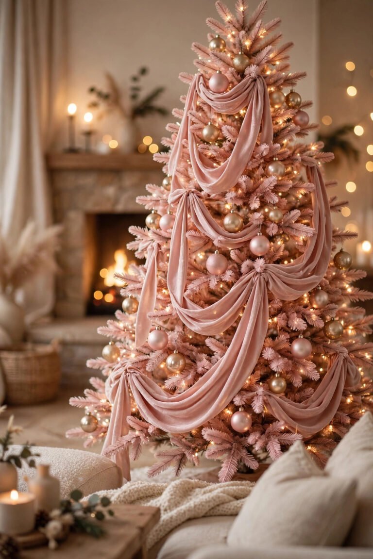 30 Dreamy Pink Christmas Decor Ideas for a 2026 Holiday Glow
