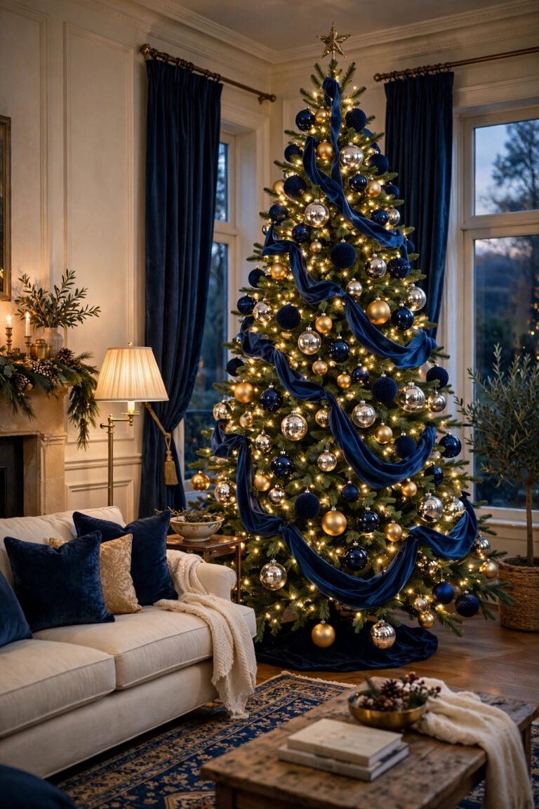 30 Stunning Blue Christmas Decor Ideas for a 2026 Winter Wonderland